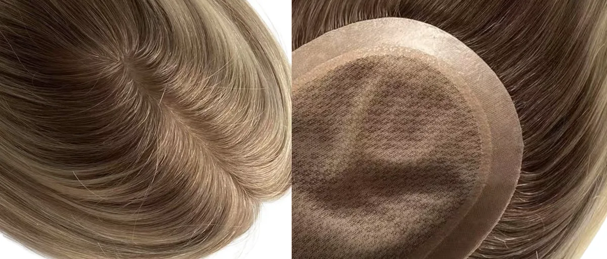 Silk with PU Edge base option for Replica Scalp